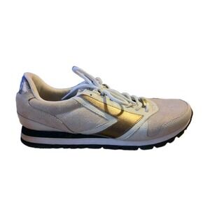 Brooks Heritage Chariot Coffee Bean Sneakers Metallic Bronze White Mens 12